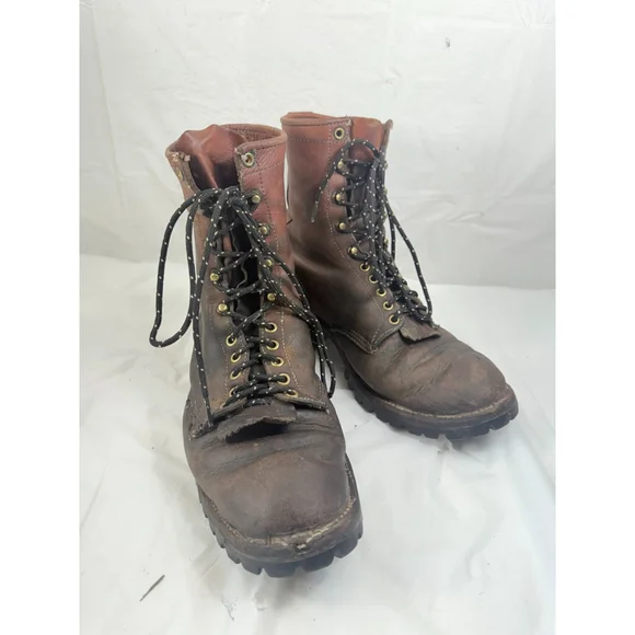 Danner Shoes Vintage Danner Logger Mens Soft Toe Boots Leather